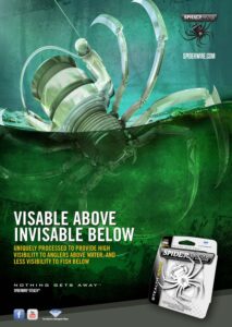 spiderwire stealth ADVERT The Reel Creative David Lund advert design and imagery